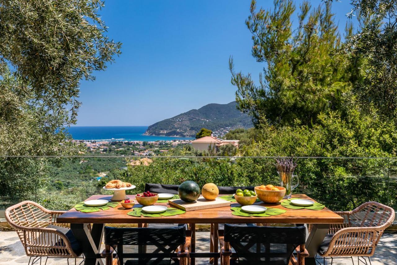 Villa Antigone Luxury Retreat Skopelos stad Exteriör bild
