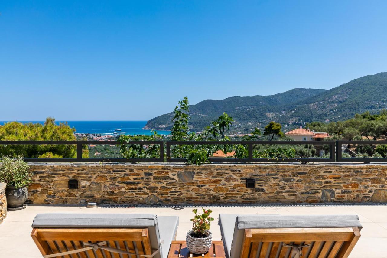 Villa Antigone Luxury Retreat Skopelos stad Exteriör bild