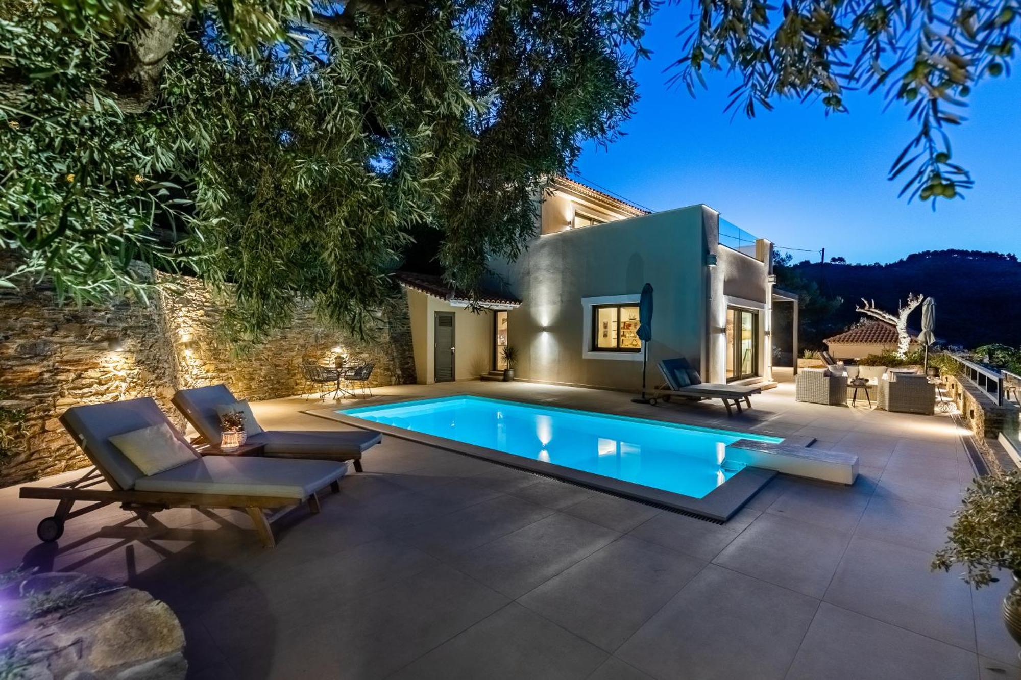 Villa Antigone Luxury Retreat Skopelos stad Exteriör bild